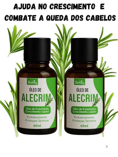 Kit 02 óleo de Alecrim 2x60ML..