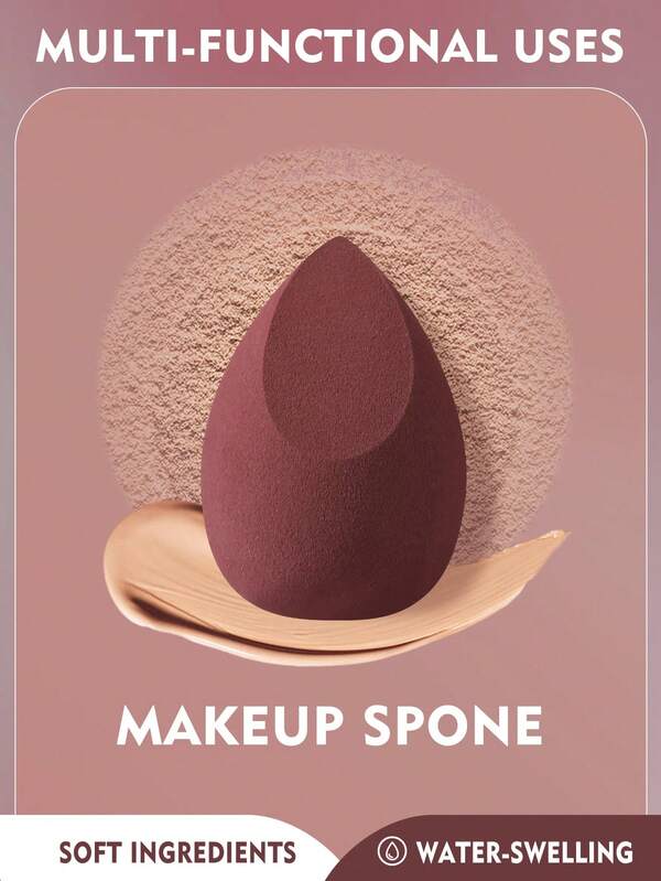 1 Esponja de Maquiagem Facial Completa para Base Líquida, Cremosa e em Pó, Corretivo e Blush. Esponja Macia para Maquiagem. Ferramenta de Maquiagem. Maquiagem, Barato, Decoração de Quarto, Penteadeira, Viagem, Quarto, Acessórios de Maquiagem, Esponja para Pó, Esponja de Maquiagem, Barato, Presentes de Natal, Maquiagem, Ferramentas de Maquiagem, Itens Baratos, Presentes, Presentes para Mulheres, Presentes de Natal, Brindes, Viagem, Itens Baratos, Essencial para Viagem.