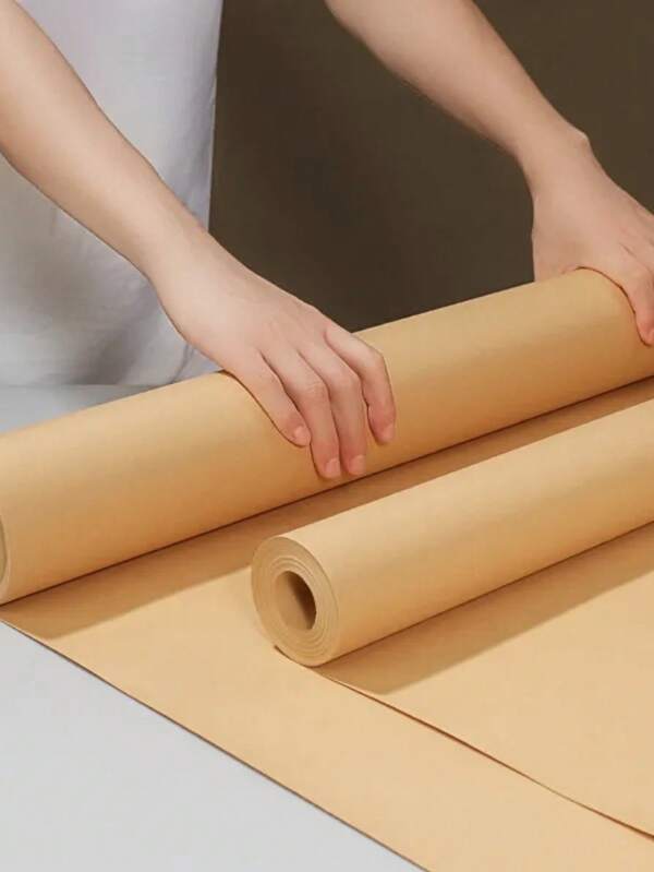A Roll Of Versatile And Multi-Size Black Kraft Paper, Suitable For Mobile Phone Packaging, Gift Wrapping, Transportation, Mailing, Packaging, Bulletin Boards, Handicrafts, Desktop And Floor Coverings, Tissue Paper And Book Covers