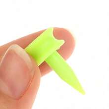 10Pcs/Pack Professional Golf Tees Castle Green Golfer Accessory Plastic Golf Tees Perfect For Teeing The Ball