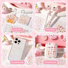 Adorably Cute Cartoon Sticker Book – 24 Unique Designs In Vibrant Pastel Colors – Premium PET Material For Journal, Diary, And Notebook Decor – Whimsical Animals, Characters, And Playful Patterns With Glossy Finishes – Perfect For DIY Crafts, Photo Props, And Gift Embellishment – Easy-To-Peel Stickers Crafters, And Kawaii Aesthetic Lovers