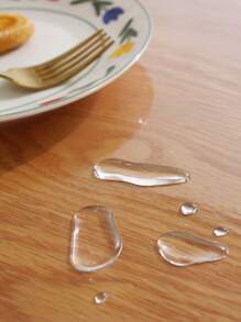 Wodoodporny, odporny na rozlanie oleju, przezroczysty, plastikowy kwadratowy obrus, winylowy, PVC, farmowy, przezroczysty, łatwy do czyszczenia, ochronny na stół do kuchni i jadalni