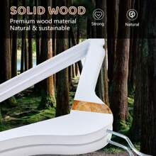 White Solid Wood Non-Slip Coat Hangers, High Quality Solid Wood Coat Rack, Thickened And Load-Bearing Without Deformation Non-Slip Groove Design, Collar Protection, Coat, Suit, Shirt, Light Luxury Wardrobe Storage Device