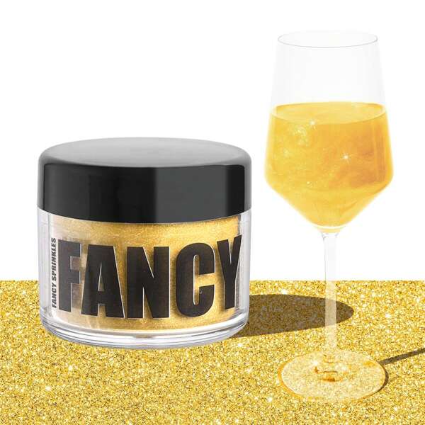 Gold Edible Glitter For Drinks, Gold Edible Sprinkles For Cake Decorating Supplies, Cockails, Gold Luster Dust Edible Glitter For Cakes, Cake Decorations, Gluten Free