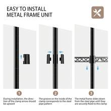 Vandise Adjustable Metal Storage Shelves (3/4/5 Tiers) | Modular Organizer Rack For Kitchen, Bathroom, Office | Customizable Layout - Black - View 2
