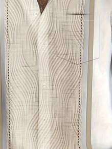 D2472 Cross-Border European And American Style Printed Men's Short Sleeve Shirt, Casual Plus Size Slim Fit Shirts