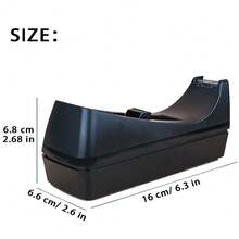 Desktop Tape Dispenser - Non-Skid Base - 1-Inch Core Weighted Tape Roll Dispenser - Perfect For Office Home School