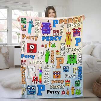 Personalized Numberblocks BlanketNumberblocks Fleece BlanketNumberblocks Songs Birthday GiftsNumber BlanketColorful Blanket OGWC22