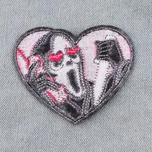 1pc Halloween Personalized Patch, Handmade DIY Clothing Accessory, Bag, Garment Decor Patch - Black - View 5