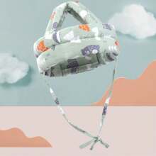 防撞头学步婴儿学步帽新款宝宝头枕防摔器头部透气保护垫婴儿头枕防摔器头部保护垫夏季防撞头学步宝宝四季幼儿帽 - 彩色 - 查看 16