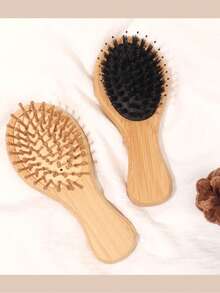 Dryhair 1件装直发梳，毛竹手柄梳子，方便携带，适用于化妆、返校、旅行度假等场合，是女士美发配件的理想之选。产品包括：梳子、发刷、边缘梳、梳头、梳子、解结梳、球形梳、迷你梳、梳子套装、木梳、发刷、梳子、后梳、发刷、边缘梳、梳头、梳子套装、梳头、迷你梳、解结梳、美发产品、美发工具、美发用品、护发、卷发梳、理发师、理发配件、美发设备、旅行必备、发型、美发、发刷、后梳、造型梳、卷发梳、边缘梳、梳子、梳头、梳子套装、梳头、卷发梳、解结梳、女士发刷、头发、旅行、美发产品、美发工具、头发理发用品、理发师、理发配件、理发店、美发设备 - 棕色 - 查看 5