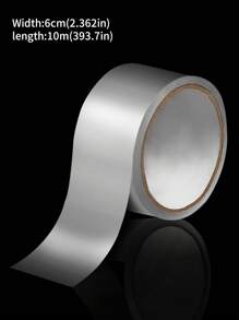 1 Roll Super Sticky Duct Tape, White Silver Cloth-Based Tape, Multi-Purpose, No Residue, Can Be Torn By Hand, Suitable For Duct Repair, Window Gap Sealing, Exhibition Carpet Fixing, Daily Home Use