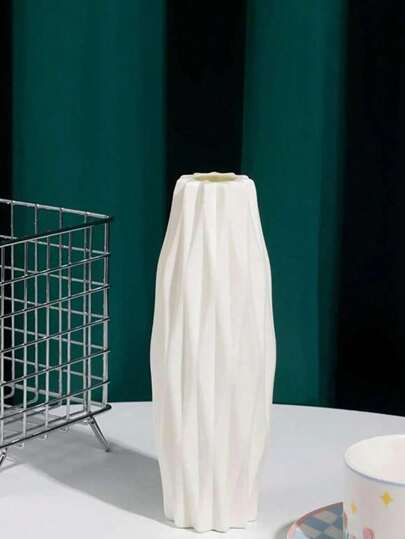 1pc Elegante Vase Bloemen Arrangement Lifelike Rose Flowers Living Room, Dining Table, Creative Dry/Fresh Flower Birthday Graduation Home Room Glass view 7