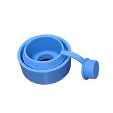 MYLOLF 1 pieza/2 piezas/3 piezas - Tapa para garrafas de agua de 3 y 5 galones, tapas de silicona reutilizables de repuesto, tapas antiderrame para botellas de dispensador de agua de 55 mm