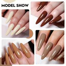 XEIJAYI 9 Colors 15ml New Popular Solid Color Set Nail Gel Polish Semi Permanent Nail Art Soaking UV LED Nail Salon DIY Nail Salon Gel For Spring And Summer - 9色套裝03 - 查看 6