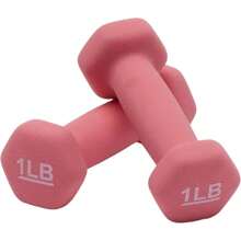 Basics Neoprene Dumbbell Hand Weights For Exercise And Muscle Toning