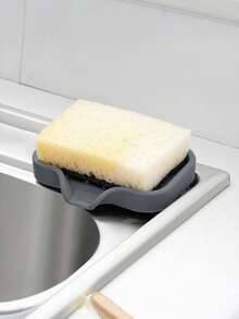 Tapete de drenaje de baño creativo de silicona gris que no acumula agua, caja de jabón - Multicolor - Ver 3