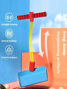 1PC Children's Bouncing Pole Sports Toy, Parent-Child Interactive Game, Children's Bouncing Pole Long Height Balance Trainer, Early Exercise Children's Hand Eye Coordination And Body Balance Ability, Promote Children's Overall Functional Development, Suitable For Children's Indoor And Outdoor Interactive Toys, Prepare A Aun Interactive Bouncing Pole Birthday, Halloween, Christmas Gift For Children