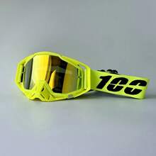 100 Motocross Goggles HD Lens Motorcycle Anti-Fog Eyeglasses Sports Windproof Protect Riding  Men Women Moto MX MTB - chỉ có kính bảo hộ - Xem 13