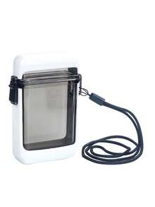 1pc Customized Sealed Waterproof Transparent Hanging Cord Cigarette Case, Holds 20 Cigarettes, Fashionable Ombre Color - Multicolor - View 14