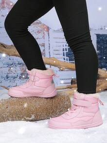 Calçados infantis de inverno, Botas infantis de inverno novas, Botas de neve para acampamento ao ar livre, Calçados infantis confortáveis, Calçados para meninos, Calçados para meninas