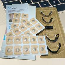 4 Nose Clips + 30 Nose Patches For Sleep Disproblems - Magnetic Nasal Strips To Help Nasal Expansion - Non-Irritating, Waterproof, Breathable, Ideal For Non-Irritating Nasal Congestion Relief, Easy To Carry, Suitable For Both Men And Women