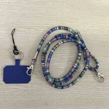 3件套手机挂绳，复古金线可调节吊带，斜挎包带配件 - 彩色 - 查看 6