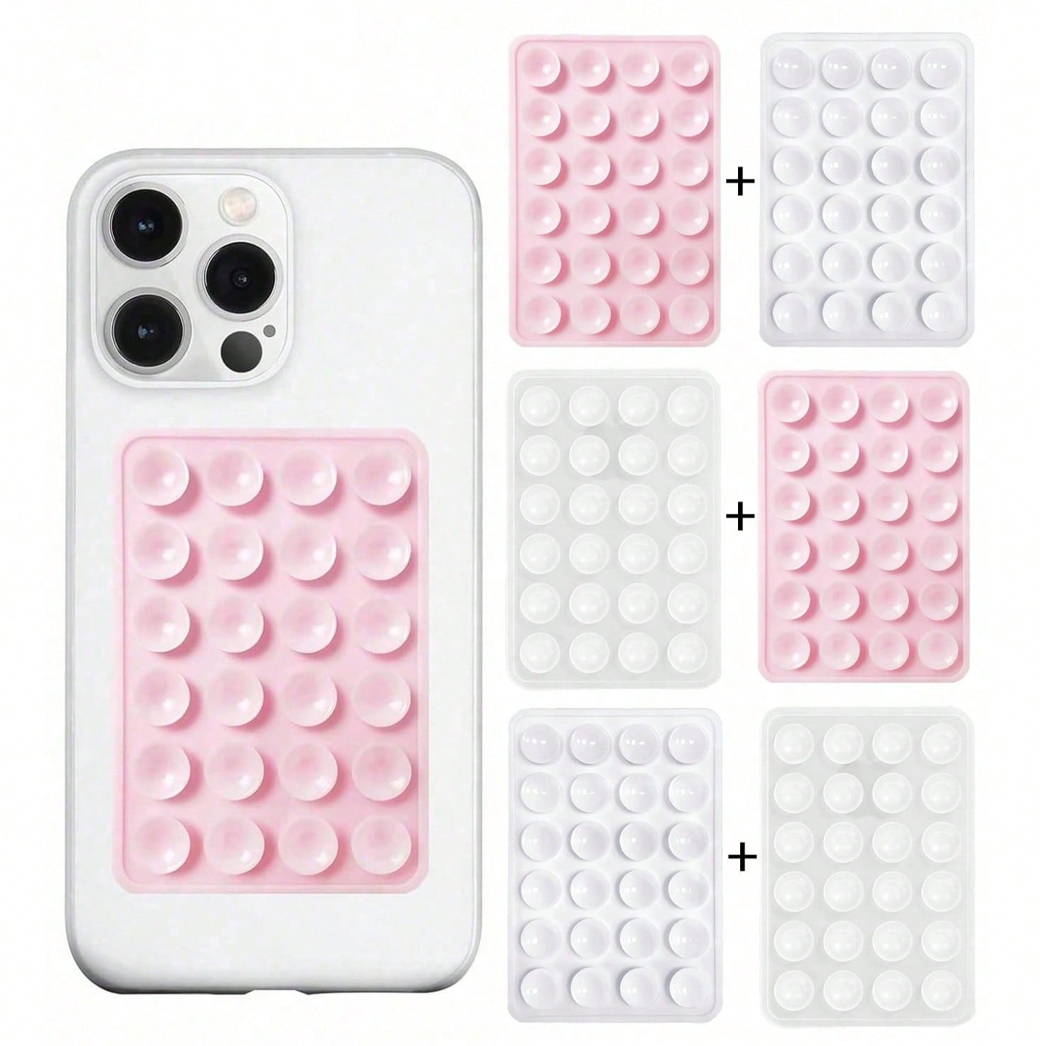 Silicone Suction Phone Case Mount,Phone Suction Grip,Octobuddy,Sticky Phone Grip, Adhesive Phone Stand Sticky For Cell Phone