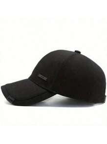 Black Style Baseball Cap Unisex Black Red Cotton Snapback Cap Hats