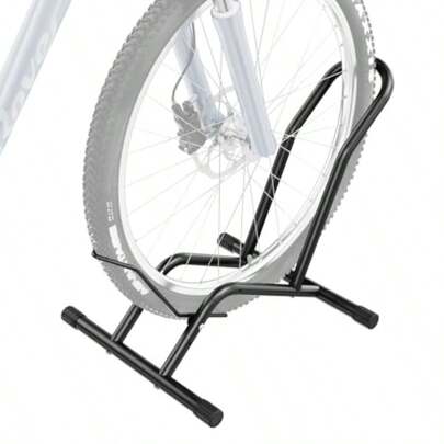 Bike Floor Stand Indoor Bike Stand For Garage HomeAdjustable Bicycle Parking Stand Fit For 1629 Wheel Mini Mountain Road Bikes Heavy Duty Metal Size01