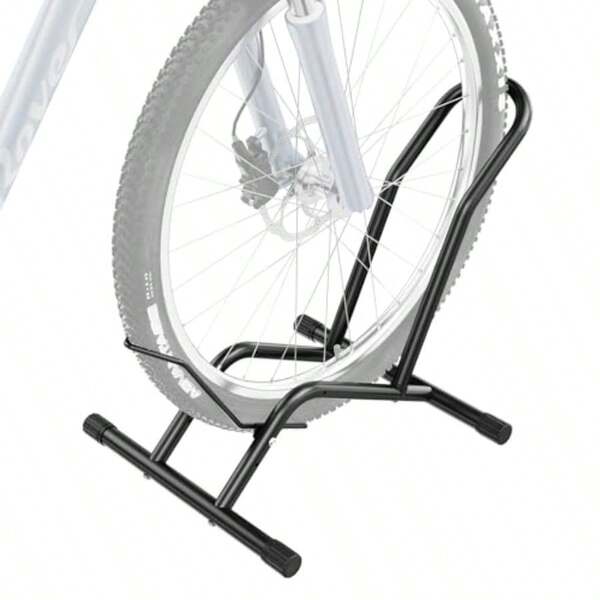 Bike Floor Stand Indoor Bike Stand For Garage HomeAdjustable Bicycle Parking Stand Fit For 1629 Wheel Mini Mountain Road Bikes Heavy Duty Metal Size01