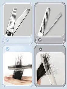 1 chiếc kéo cắt tóc chuyên nghiệp, kèm kéo tỉa mỏng, thích hợp cho nam, nữ và thú cưng Cắt tóc, dụng cụ tỉa, kéo cắt tóc bằng thép không gỉ để cắt tóc, tỉa râu, tạo kiểu và chải chuốt, thích hợp cho mục đích sử dụng cá nhân và salon, lược chải ngược, phụ kiện cắt tóc, máy sấy tóc, tóc, thợ cắt tóc, dụng cụ làm tóc, sản phẩm chăm sóc tóc, máy sấy tóc, tóc, phụ kiện, sản phẩm chăm sóc tóc, dụng cụ làm tóc, đồ dùng cho tóc, chăm sóc tóc, lược chải tóc xoăn, thợ cắt tóc, phụ kiện cắt tóc, thiết bị làm tóc, vật dụng cần thiết khi đi du lịch, kiểu tóc, làm tóc, tóc, du lịch, sản phẩm làm tóc, dụng cụ làm tóc, đồ dùng cho tóc, thợ cắt tóc, phụ kiện cắt tóc, tiệm cắt tóc, thiết bị làm tóc - Bạc - Xem 3