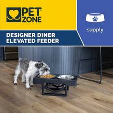 Adjustable Elevated Dog Bowls Station With 2 Stainless Steel Bowls Healthy Digestion Non-Slip Portable Design All Dogs - 彩色 - 查看 9