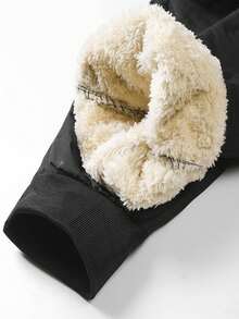 Große Größen Dicke thermisch gefütterte Hosen für Damen im Winter