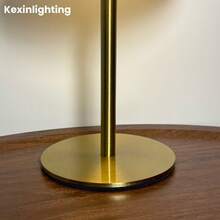 Kexinlighting 1个北欧风格触控台灯，无线单色台灯，LED触控台灯，便携式触控台灯，3种色温可调台灯，可调光台灯，卧室台灯，锥形金属灯罩，独特触控台灯，适用于家居装饰/办公室装饰/餐厅装饰/节日礼物 - 三色光 - 查看 11