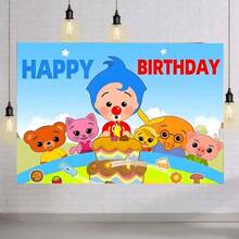 Cartoon P-Plim Cute P-Plim Tapestry Background Hanging Cloth Bedroom Tapestry Room Decor Aesthetic Tapestry Wall Hanging 4 - 主圖樣式 - 查看 1