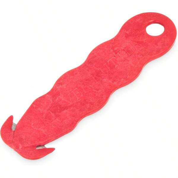 Klever Kutter,  Safety Box Cutter,  Carton Opener,  Plastic,  4. 75 Inches,  Red