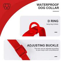 PVC wasserdichte, geruchsresistente, rostfreie Hundeleine, leicht zu reinigende verstellbare Hundeleine geeignet für kleine, mittlere und große Hunderassen