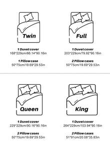 2/3 件灰色蓬松毛绒羽绒被套套装，柔软温暖的冬季毛茸茸床上用品套装，豪华现代纯色被套，卧室装饰，（1 个羽绒被套 + 1/2 个枕套，无填充物） - 灰色 - 查看 3