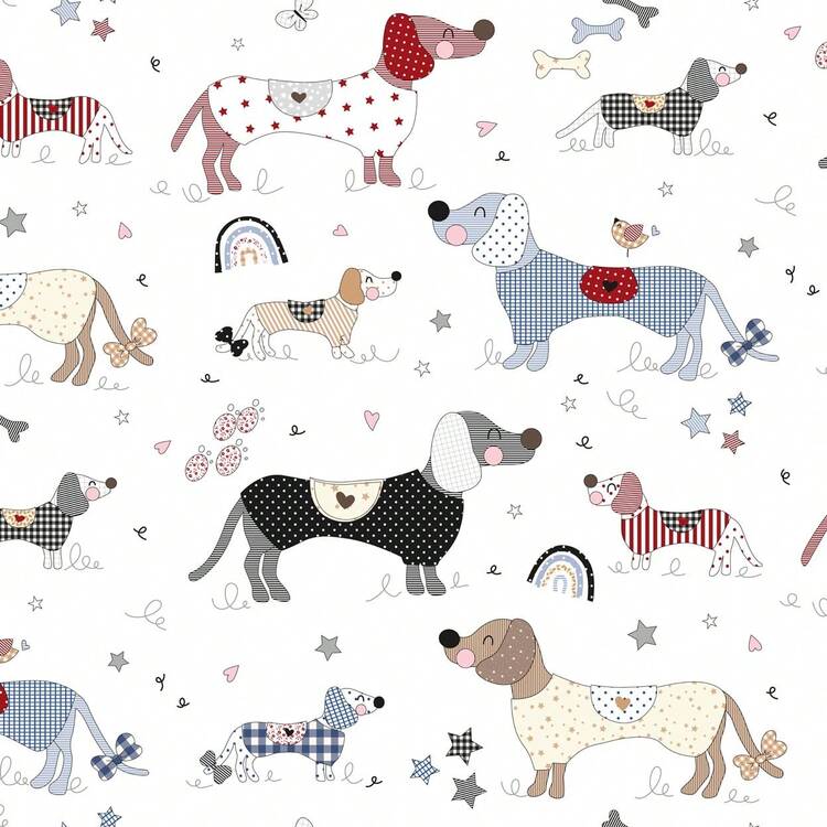 Naturals COOL KIDS - Duvet Cover - ✅ Delivery 2-5 Days ✅ - With Filling - 100% Cotton - Extra Soft - 25 Models Available - Bed 90 - Made In Spain - Doggy Patch - View 2