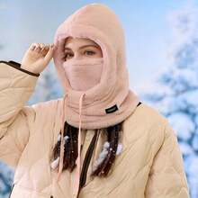 1 Pc Balaclava Wind-Resistant Winter Face Mask,Fleece Ski Mask For Men And Women,Warm Face Cover Hat Cap Scarf