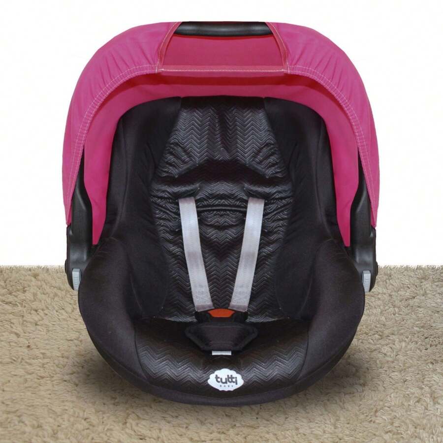 Universal Baby Car Seat Canopy For Girls And Boys - Hot Pink - View 1