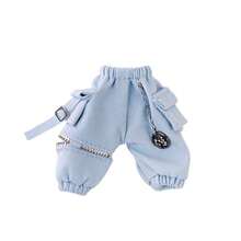 OB11 婴儿服装链条工装裤 适用于 Ob11 1/12 娃娃服装 日常休闲时尚配饰 儿童 DIY 链条工装裤 - 彩色 - 查看 12