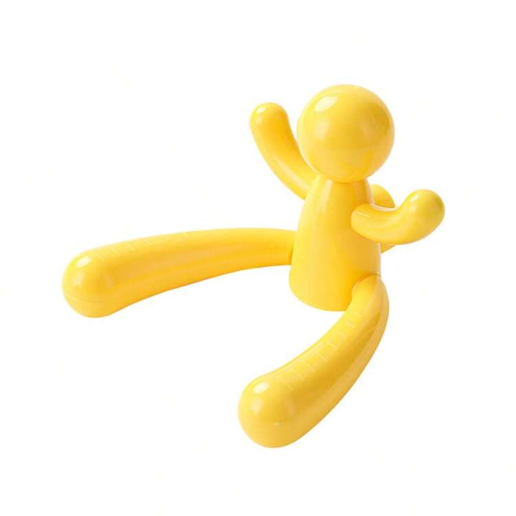 1 件微型人物装饰挂钩、项链头带收纳架、浴室储物架、粘性手机支架、皮革戒指收纳架 - 彩色 - 查看 9