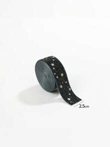 1卷圣诞天鹅绒丝带圣诞快乐字母麋鹿星2.18码天鹅绒圣诞丝带用于礼品包装圣诞树装饰工艺品花环用品家庭派对装饰配件