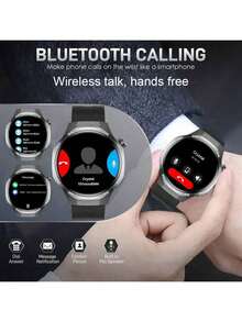 2025 New Men's Sports Fitness Smart Watch GT5 Pro, 1.53'' HD Display, Bluetooth Call, SOS, NFCaccess Compass, Altitude, Multi-Sport Modes Smartwatch, Heart Rate, Sleep Monitor Smart Watch For Women, Smartwatch GT4 Upgraded Version, For Android IOS - Multicolor - View 10