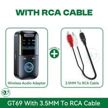 VAORLO 4-In-1 Bluetooth 5.4 Audio Receiver/Transmitter, Supports 3.5mm AUX Audio Input, TF Card Expansion, Stereo Music Playback, LED Display, With Microphone, Wireless Adapter, Suitable For Car, TV, Computer - Black - View 15