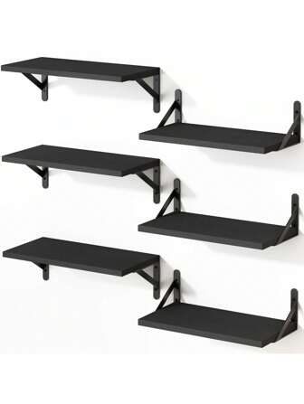 悬浮式壁挂置物架，适用于客厅、浴室、卧室、厨房、家居装饰，卧室壁挂置物架，壁挂式置物架，用于墙面收纳，展示乡村风格木质置物架，适合放置书籍、植物，浴室、厨房、客厅转角置物架，悬浮式置物架，乡村风格木质置物架，壁挂式置物架，适用于浴室装饰、卧室、客厅和植物。