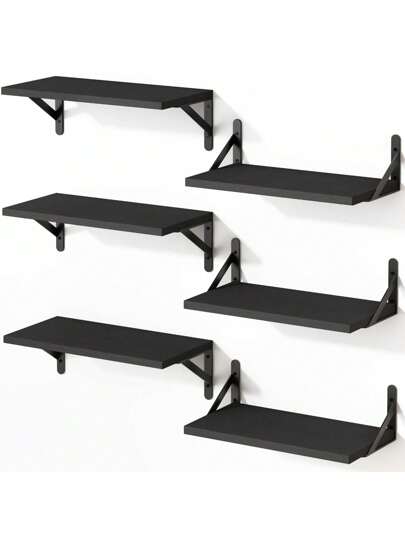 Estantes flotantes de pared, estantes de pared, adecuados para la sala de estar, el baño, el dormitorio, la cocina, la decoración del hogar, los estantes de pared del dormitorio, los estantes montados en la pared, para el almacenamiento de pared, exhibición de estantes de madera rústica para libros, plantas, baño, cocina, estantes de esquina de la sala de estar, estantes flotantes, estantes de madera rústicos, estantes montados en la pared, adecuados para la decoración del baño, el dormitorio, la sala de estar y las plantas