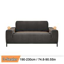 1pc Jacquard Striped Sofa Cover, Modern And Simple, Elastic, Dustproof And Anti Slip, Suitable For Living Rooms, Dining Rooms, Homes, And All Seasons